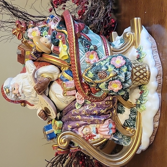 Fitz and Floyd Other - Fitz& Floyd Santa in sleigh